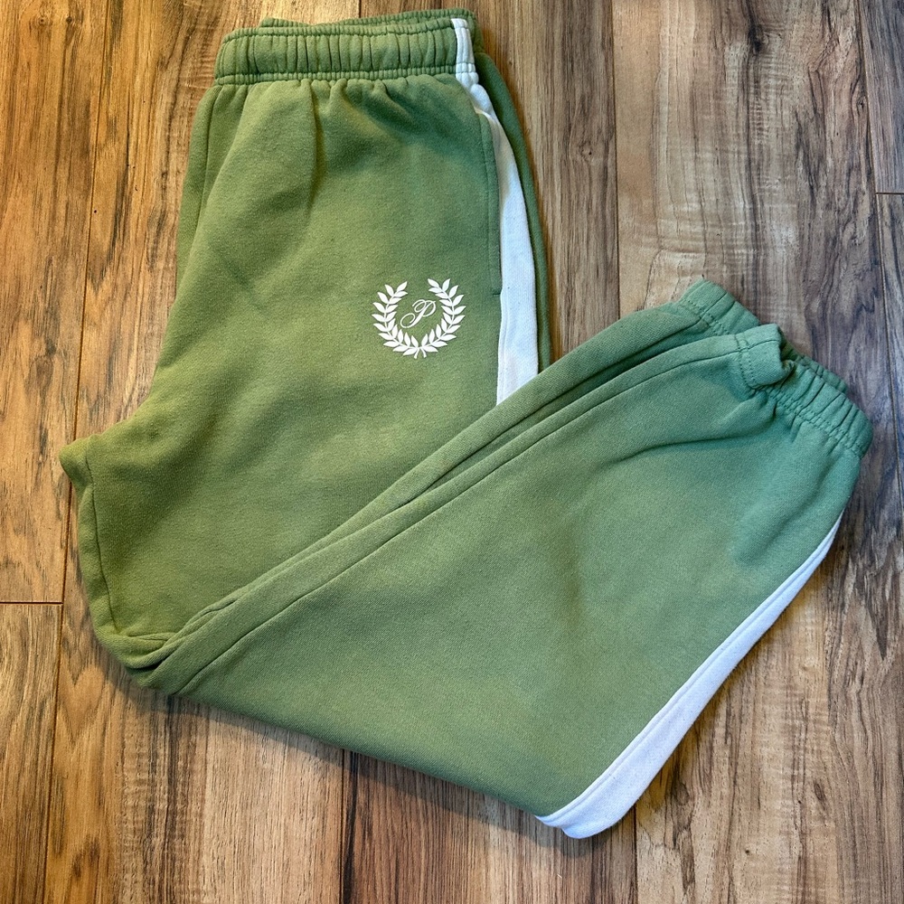 Victorias Secret Pink Sweatpants Sage Green